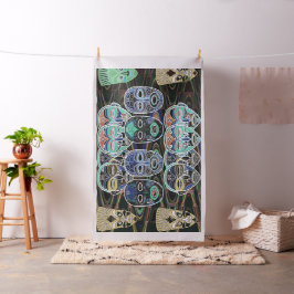 Afrikanska masker V1 Tyg