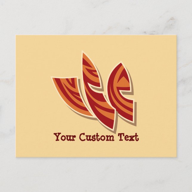 Afrikanska masker vykort (Framsida)