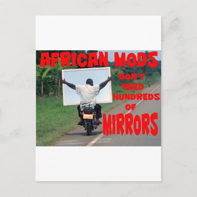 afrikanska mod vykort (Framsida)