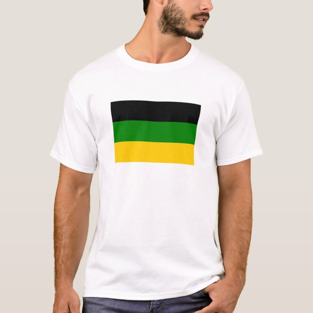 Afrikanska nationalkongressens Flagga T Shirt (Framsida)