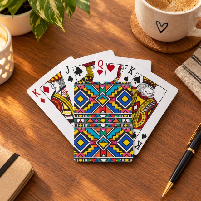 Afrikanska Ndebele Casinokort (Skapare uppladdad)