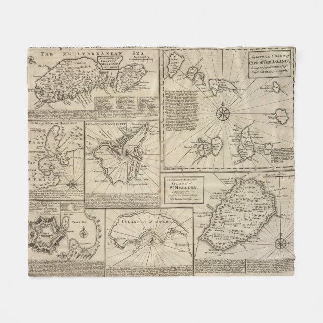 Afrikanska öar fleecefilt (Framsidan (Horisontell))