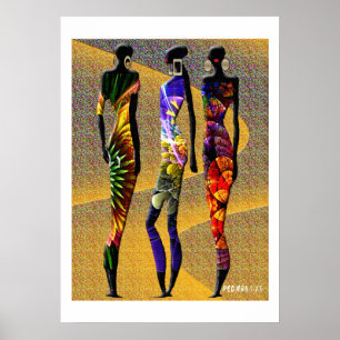 Afrikanska ökenblommor poster