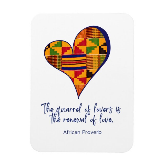 Afrikanska ordagneter magnet (Vertikal)