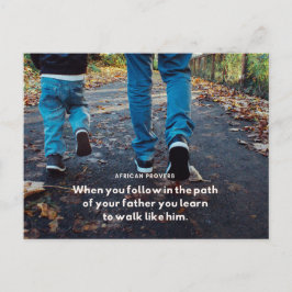 Afrikanska Ordspråk Postkort Vykort