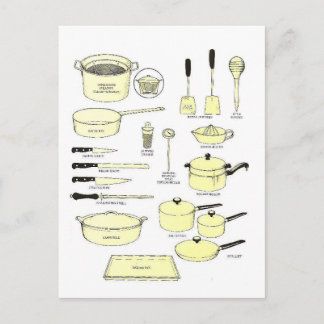 Afrikanska redskap vykort