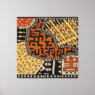 Afrikanska schaman jordandar canvastryck