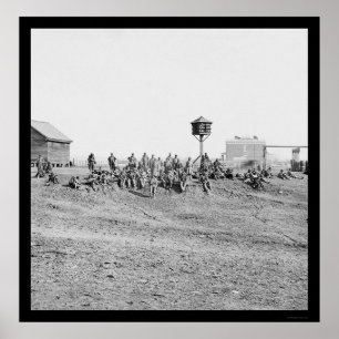 Afrikanska soldat 1865 poster