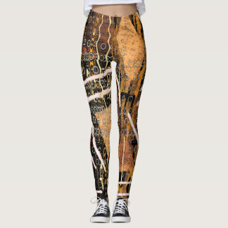Afrikanska stam- symboler leggings
