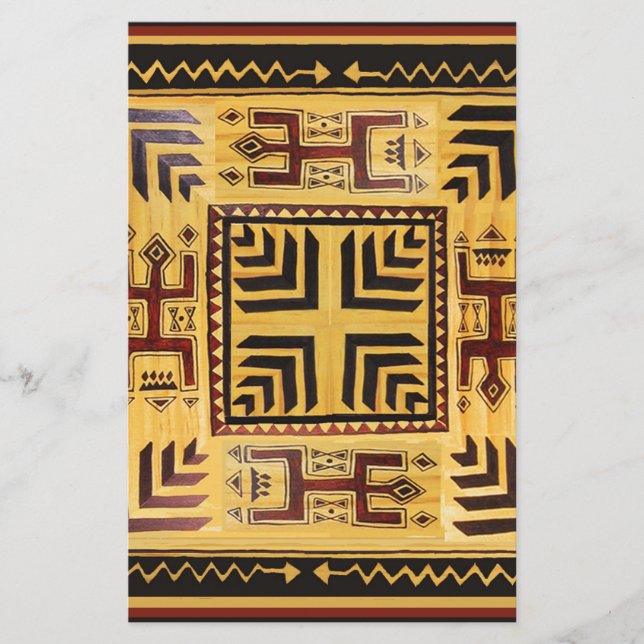 Afrikanska stamandar brevpapper (Framsida)