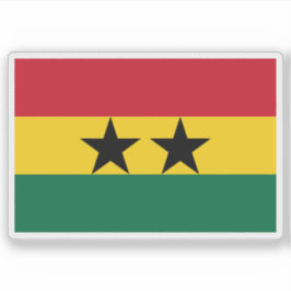 Afrikanska Stater flagga (Ghana, Guinea, Mali) Klistermärken