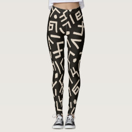 Afrikanska Stilar mönster Leggings