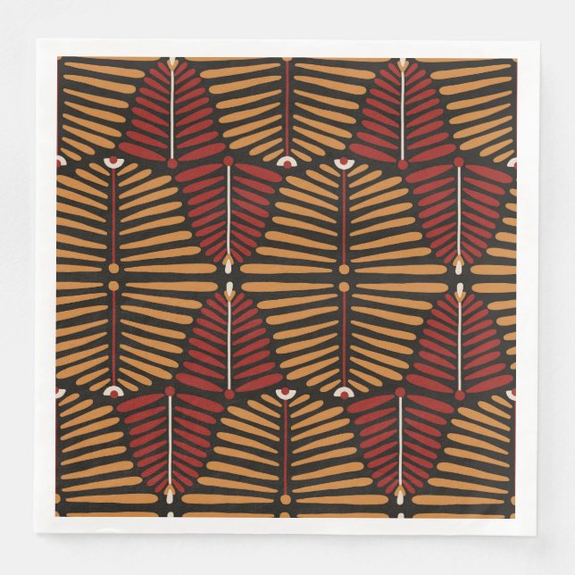 Afrikanska Stilar Pappersservett (Framsida)