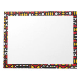 Afrikanska tryck anteckningsblock