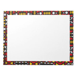 Afrikanska tryck anteckningsblock