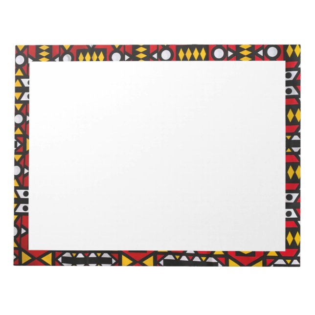 Afrikanska tryckta anteckningsblock (Framsida)