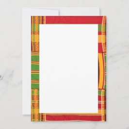 Afrikanska tryckta inbjudningar & meddelanden