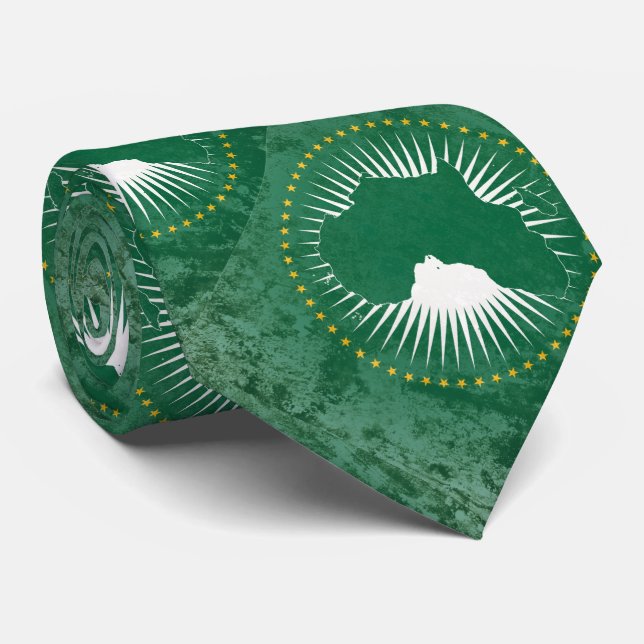 Afrikanska unionen slips (Rullad)