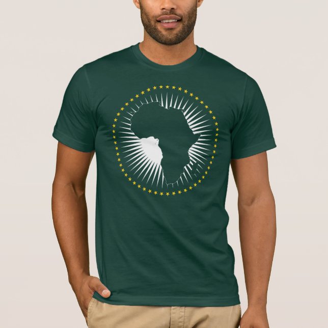Afrikanska unionen t shirt (Framsida)