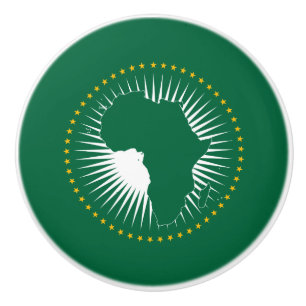 Afrikanska unionens flagga (Afrika) (Panafrika) Knopp