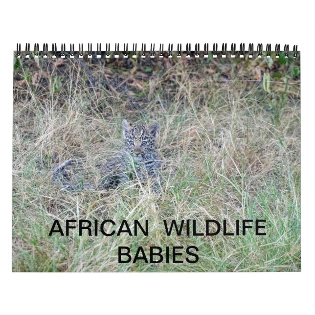 AFRIKANSKA VILDA DÄGGDJURSBABYAR kalender (Omslag)
