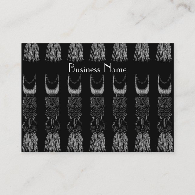 Afrikanska Vintagar för profilkort Visitkort (Framsida)