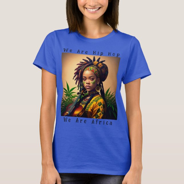 Afrikanskt arv i Hip hop Stil Tee (Framsida)