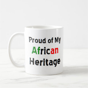 afrikanskt arv kaffe mugg
