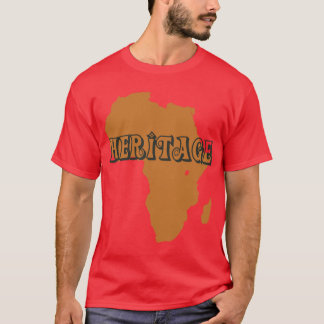 afrikanskt arv vid designmueller t-shirt