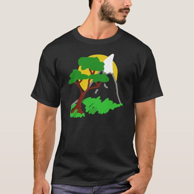 Afrikanskt berg t shirt (Framsida)