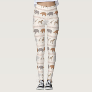 Afrikanskt djurmönster 1 leggings