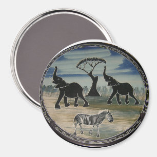 Afrikanskt elektroplåt magnet