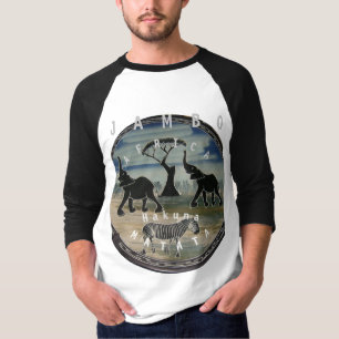 Afrikanskt elektroplåt t shirt