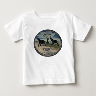 Afrikanskt elektroplåt tee shirt