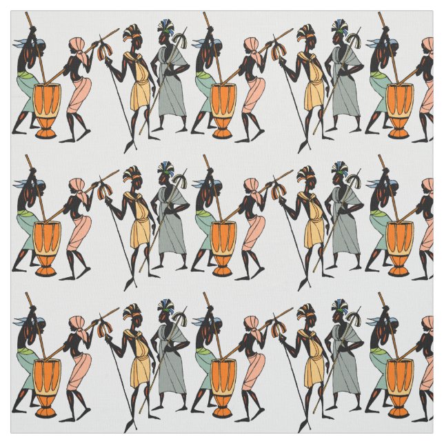 Afrikanskt infött stam- designtyg tyg (Provkarta)