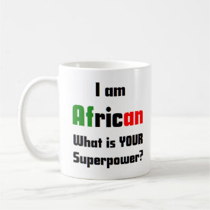 afrikanskt kaffe mugg