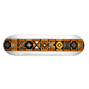 Afrikanskt konstmönster skateboard bräda 21,5 cm
