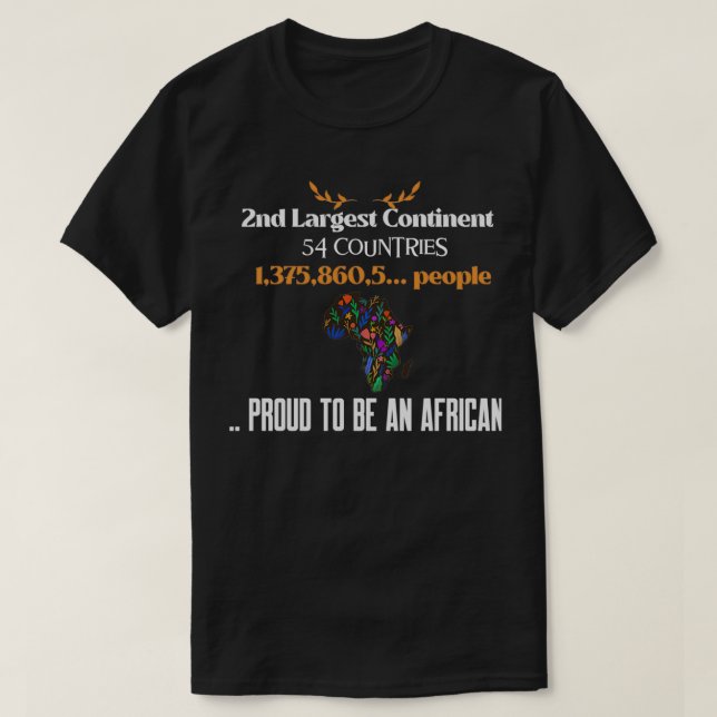 Afrikanskt kulturarv 1 t shirt (Design framsida)