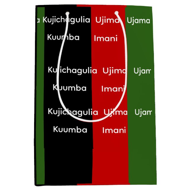 Afrikanskt kulturarv Kwanzaa Nguzo Saba Principer  (Framsidan)