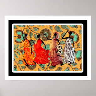 Afrikanskt kulturarv modern design • Kwanzaa firan Poster