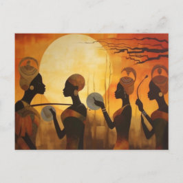 Afrikanskt kulturarvspostkort vykort