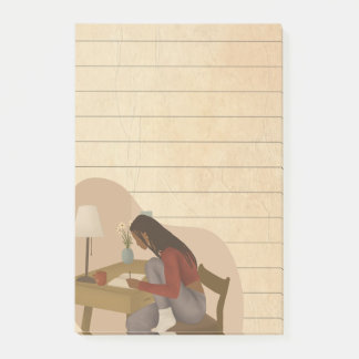 Afrikanskt kvinnligt liv post-it block