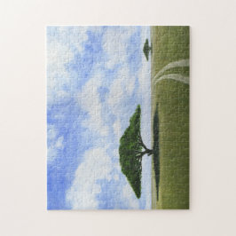 Afrikanskt landskap pussel