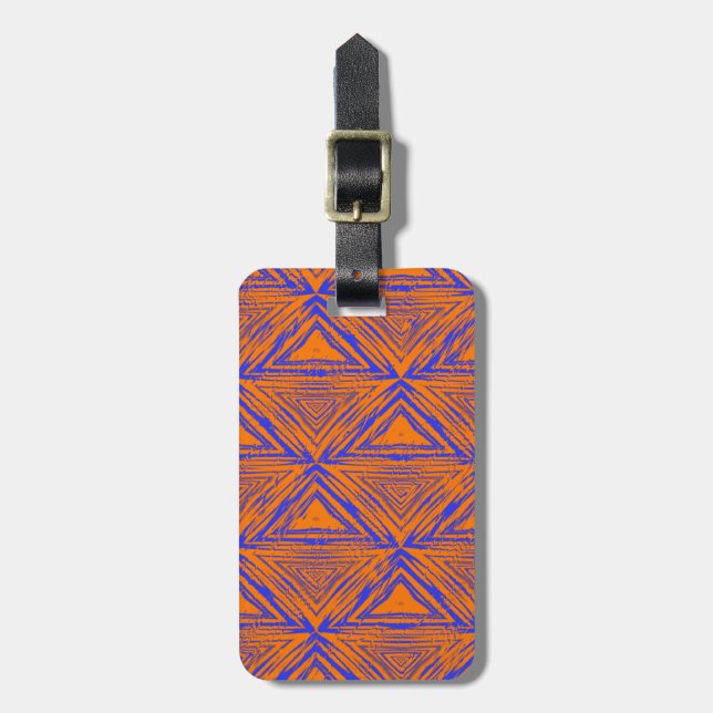AFRIKANSKT MÖNSTER BAGAGEBRICKA (Vertikal Framsida)
