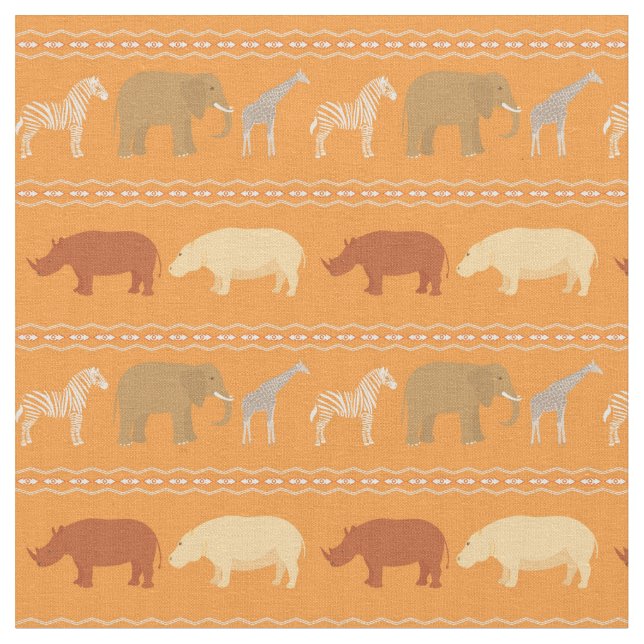 Afrikanskt mönster tyg (Närbild)