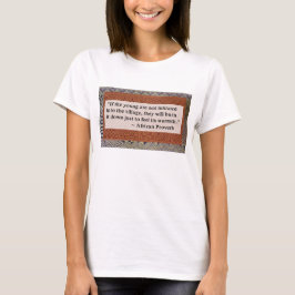 Afrikanskt ordspråk t-shirt