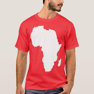Afrikanskt pride med Afrika Karta 1 T Shirt
