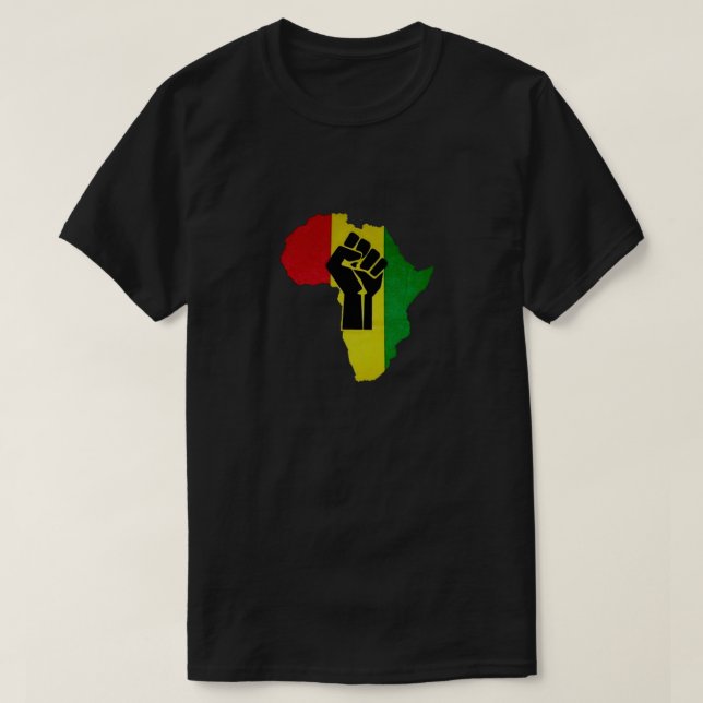 Afrikanskt Pride T-Shirt (Design framsida)
