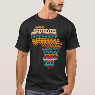 Afrikanskt Pride Traditional Dashiki Mönster Art A T Shirt