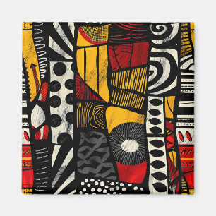 Afrikanskt Stam-mönster Magnet
